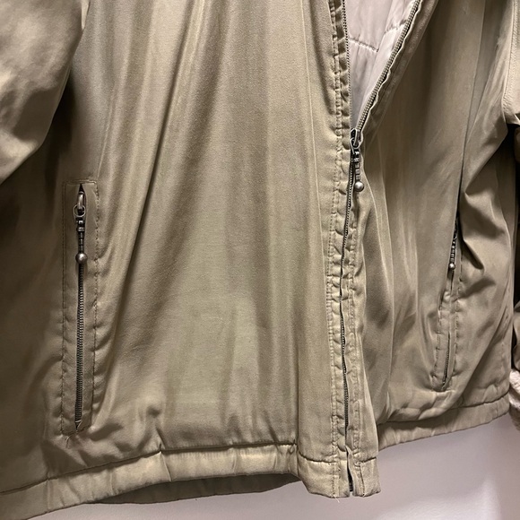 Woolrich Stylish Classic Jacket with Faux Fur Sherpa Trim, Women’s, Sz XL, Wheat - Picture 4 of 7